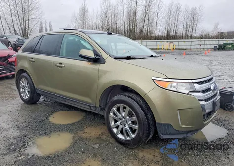 2013 Ford Edge Sel из США, поврежденный, VIN 2FMDK4JC1DBB06789